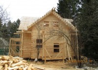 Обрешетка на крыше брусового дома 12x12