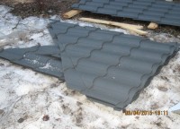 Обрезанная металлочерепица