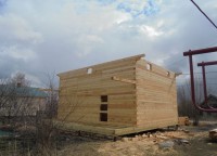 Строительство второго этажа брусового дома 7x9