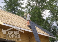 Установка металлочерепицы