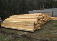 Брус для строительства дома 8x8
