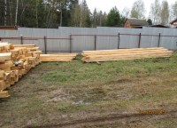Стройматериал для строительства брусового дома 8x8
