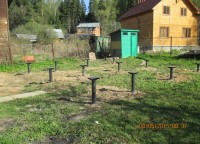 Свайно-винтовой фундамент