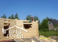 Подготовка бруса для строительства второго этажа