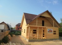Дом 9x9 из профилированного бруса 200x200