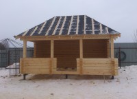 Беседка из бруса 6x4