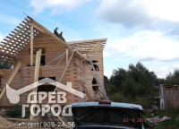 Обрешетка крыши балкона