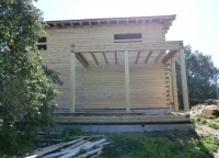 Торцевая сторона дома