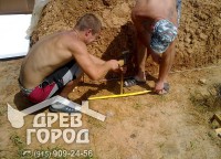 Разметка фундамента