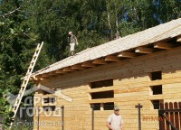 Изоляция крыши дома 8х12