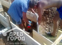 Изготовление опалубки фундамента