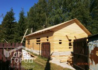 Изолированная крыша дома 8х12