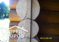запиливание шипа под косяк