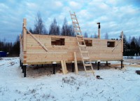 Фоторепортаж №150, дом из бруса 9х9 по проекту ДБ 89, МО, г. Талдом — фото 18