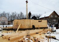 Фоторепортаж №149 дом из бруса 7х10 по проекту ДБ 26, МО, Подольский р-н, д. Лучинское — фото 58