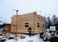 Фоторепортаж №149 дом из бруса 7х10 по проекту ДБ 26, МО, Подольский р-н, д. Лучинское — фото 47