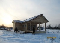 Фоторепортаж №154, дом из бруса 7х10 по проекту Б12 проф.брус Костромская обл, д. Иконниково — фото 8