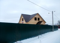 Фоторепортаж №162 строительство дома из бруса 9х9 ДБ 51, Дмитровский р-н, д. Круглино — фото 5