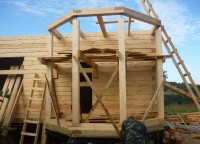 Опоры крыльца дома 7x7