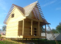 Обрешетка крыши дома 7x7