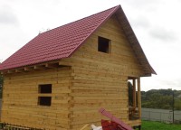 Торцевая сторона дома 7x7