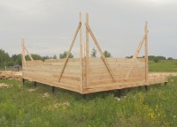 Фоторепортаж №194 строительство дома 6х9 ДБ19 Калужская обл., д. Поповские Хутора — фото 78