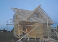 Фоторепортаж №194 строительство дома 6х9 ДБ19 Калужская обл., д. Поповские Хутора — фото 37