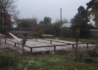 Свайно-винтовой фундмаент дома г. Домодедово