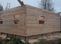 первый этаж дома из профилированного бруса г. Домодедово