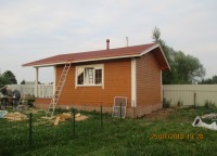 Отделка бани 6х8 проф. МО, Волоколамский р-н, д. Чертаново — фото 9