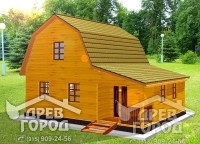 Дом из профилированного бруса 7x9