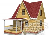 Дом из профилированного бруса 7x9