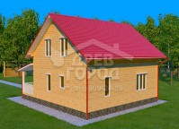 Дом из профилированного бруса 9x9