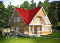 Дом из профилированного бруса 9x9