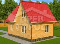 Дом из профилированного бруса 6x9