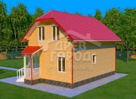 Дом из профилированного бруса 7x9